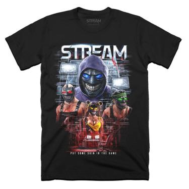 Imagem de Camiseta ROCKINSTONE STREAM Skin In The Game Halloween 2025