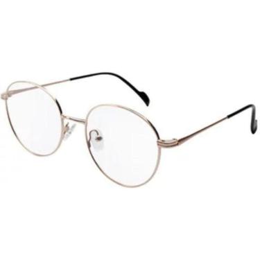 Imagem de Armação Óculos Grau 2 Em 1 Clipon Redondo Masculino Aruba