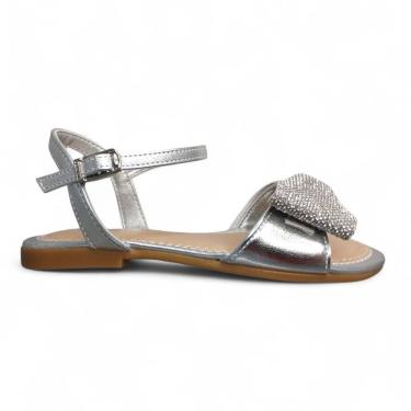 Imagem de Sandália Rasteira Pampili Laço Strass 409.339.000