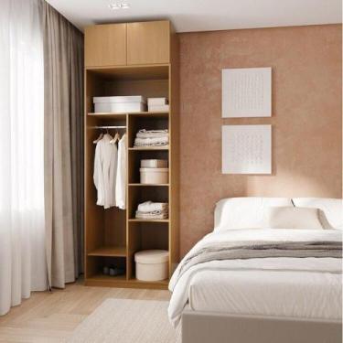 Imagem de Guarda-Roupa Modulado 2 Peças 2 Portas Jade CabeCasa MadeiraMadeira Av