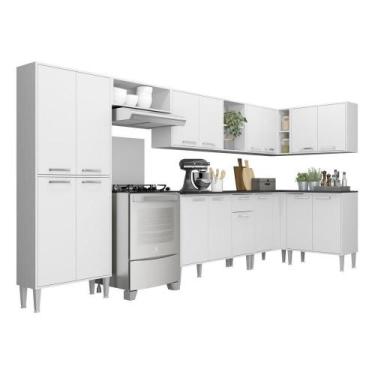 Imagem de Armário De Cozinha Completa 8 Peças Xangai Soul Multimóveis - MULTIMOV