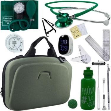 Imagem de Kit Fisioterapia Maleta Goniometro Martelo Buck Completo - Love Saude,