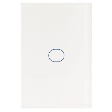 Imagem de Interruptor Touch Wi-fi Smart Tramontina Branco Com 1 Canal