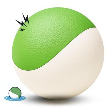 Imagem de Quizvi Brinquedo flutuante para cães estridentes – bola de borracha de 6,9 cm para mastigadores agressivos, brinquedo interativo durável para cães médios e grandes, ideal para brincar na água, buscar