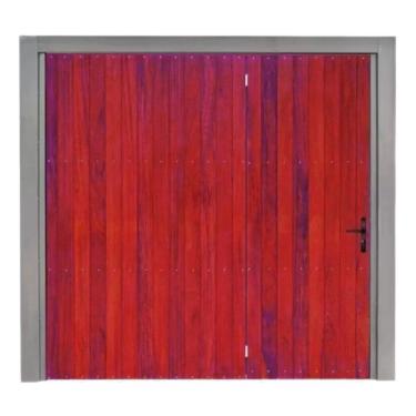 Imagem de Portão Maxiaço Contra Peso Madeira (angelim) 240x220