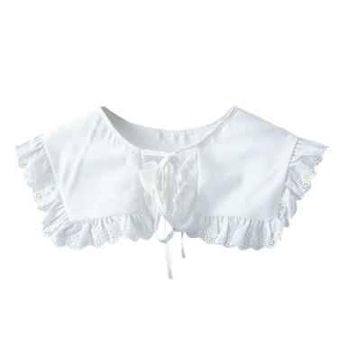Imagem de IZONHERE Gargantilha decorativa vintage com gola removível de renda para vestidos e camisas (ajuda), Empregada doméstica, tamanho �nico