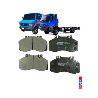 Imagem de Kit Pastilha Freio Dianteira MB 709/914 + Car80 Anti Chio 300ml