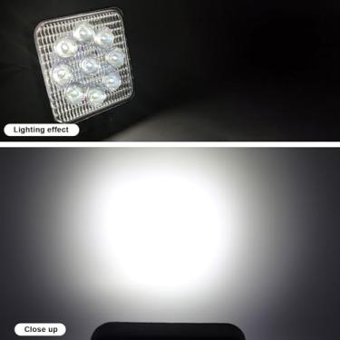 Imagem de Luz de LED Farol Inundaçao Pod Off Road Névoa Direção Telhado Parachoque Lâmpada Trabalho
