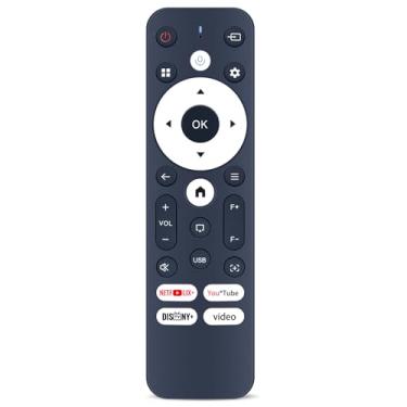 Imagem de Substituição do controle remoto do projetor, compatível com o projetor inteligente Futuzen 4K P30, para Magcubic L018, para pesquisa por voz