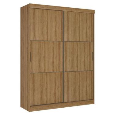 Imagem de Guarda Roupa Casal Comfort 2 Portas Almendra Acetinado - Thb