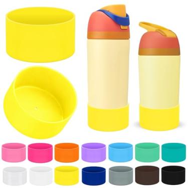 Imagem de Limotex 2 peças de botas protetoras de silicone compatíveis com Owala Kids 473 g e 396 g, acessórios para 340 g - antiderrapante, resistente a arranhões, adequado para escola, ao ar livre, fácil