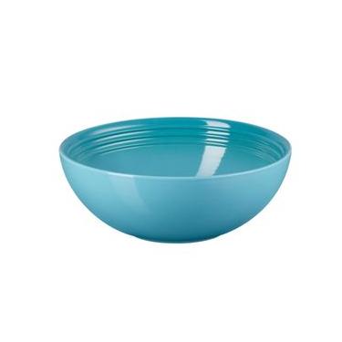 Imagem de Bowl de Servir Vancouver 2,2 Litros 24 cm Azul Caribe Le Creuset
