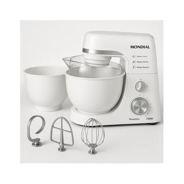 Imagem de Batedeira Planetária Mondial BP-03W-2B com 12 Velocidades e 700W - Branca