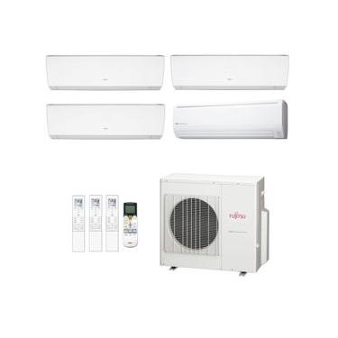 Imagem de Ar-Condicionado Multi Split Inverter Fujitsu 35.000 (3x Evap HW 9.000 + 1x Evap HW 18.000) Quente/Frio 220V