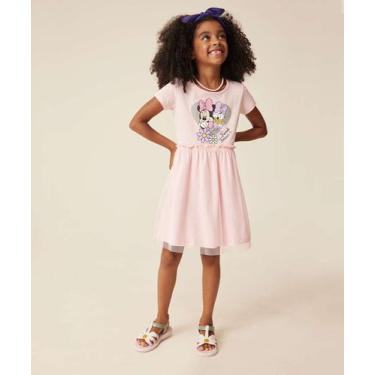 Imagem de Vestido Infantil Fantasia Tule Minnie e Margarida Disn-08076 - Disney,