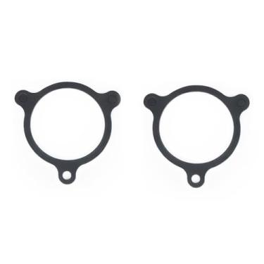 Imagem de 2 peças de junta de filtro de filtro de admissão de ar de motocicleta para Harley XL Sportster 883 Softail Dyna Touring Big Twin Cam FLT FLST FXDLS M8 (compatível com 3)