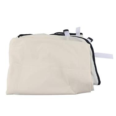 Imagem de Capa de almofada de assento de rede de tafetá de poliéster, ultraleve e resistente à água, resistente a rasgos, para almofada de balanço de 3 lugares