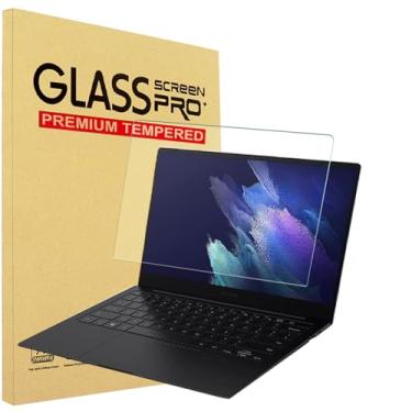 Imagem de YINOVEEN Protetor de tela de vidro temperado para laptop Samsung Galaxy Book 4/3/2 NP750QGK NP750XGK NP750QFG NP750XFG, Galaxy Book 2 Pro NP950XED NP950XEE, dureza 9H