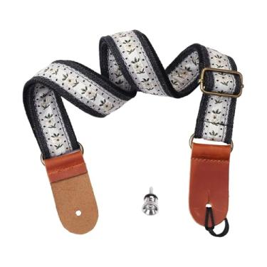 Imagem de JunZheHub Correia Ajustável para Ukulele, com Comprimento de 75 Cm a 127 Cm, Alça de Ombro Portátil com Pino de Fixação para Uso em Sala de Aula E Ao Ar Livre, Style a