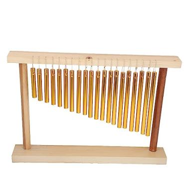 Imagem de SPYMINNPOO Sinos de de Mesa Instrumento de Percussão de 20 Tons, Feito à Mão Com Detalhes Finos para Jogo Melódico Com Dedo ou Martelo