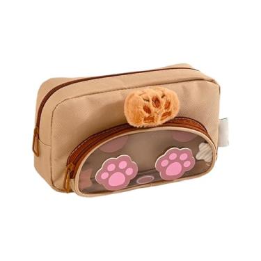 Imagem de Grande Estojo Para Lápis - Multifuncional Com Grande Capacidade,Organizadora Para Material Escolar - Para Uso Escolar E Profissional