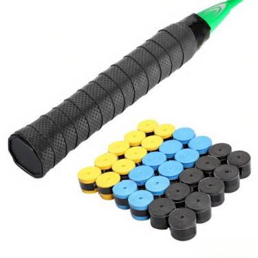 Imagem de Pacote de 30 unidades Overgrips para Raquete Tênis - Fita Antiderrapante Suor Envolver Over Grip Badminton Vara Pesca Ma