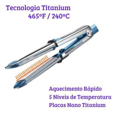 Imagem de Prancha de Cabelo Profissional  Deslizamento Suave - Chapinha