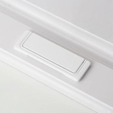 Imagem de Puxador de alumínio invisível com encaixe plano e fivela oculta para gavetas e a