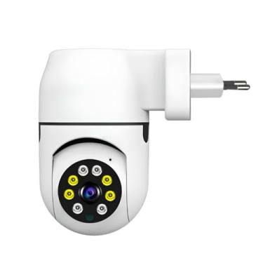 Imagem de ANJ.GG Câmera Wi-Fi Inteligente, Uso Interno/Externo, Estilo Domo, 720p/1080p, Áudio Bidirecional, Segurança/Monitoramento, I35, Sem fio/Com fio, Visão Noturna, Wi-Fi, AC/DC