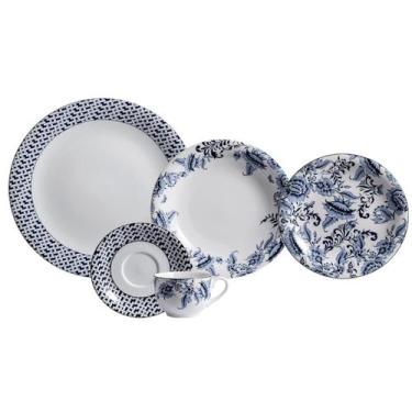 Imagem de Serviço de Jantar e Chá 30 Peças Porcelana Tamandaré - Schmidt