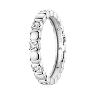 Imagem de Anel Geométrico De Estrela Em Prata 925 Com Zircônia Para Mulheres, Pr