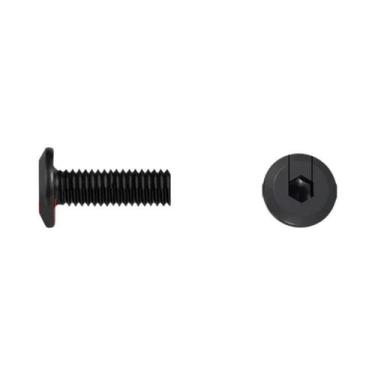 Imagem de Parafusos Allen De Aço Inoxidável Preto M4 M5 M6 Com Cabeça Plana Para