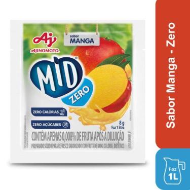 Imagem de Refresco Em Pó Mid Zero Sabor Manga 8G - AJINOMOTO