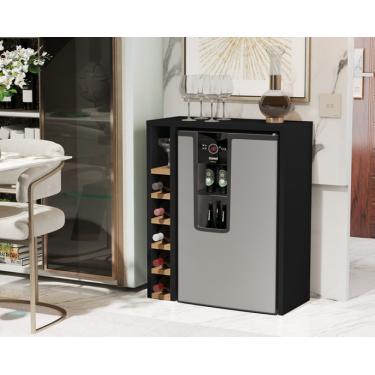 Imagem de Adega Planejada Orlando cor Preto / nature - Comprar moveis em casa