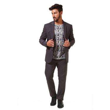 Imagem de Costume Masculino Alfaiataria Básica Docthos Easy Waterproof Slim Costume Docthos Easy Slim Waterpro-Masculino
