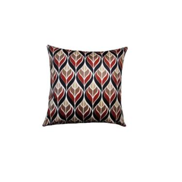 Imagem de Capa para Almofada 55x55 Veludo Estampado - Nallu Decor, Marrom
