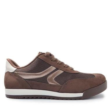 Imagem de Tênis Casual Bege e marrom Ref- 237-013-02-Feminino