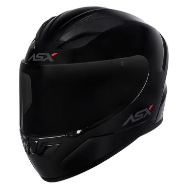 Imagem de Capacete Moto Asx City Solid Masculino Fechado Brilhante-Unissex