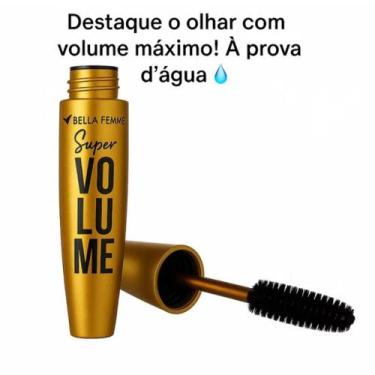 Imagem de Mascara De Cilios Volume Prova D/agua Bella Femme Atacado - Bella Femm