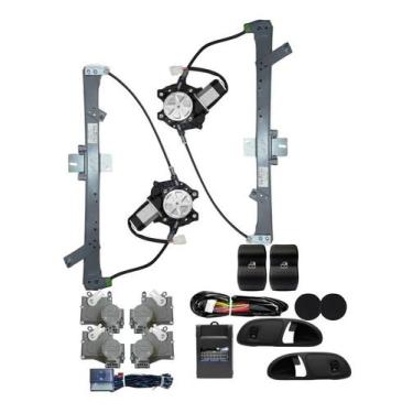 Imagem de Kit vidro eletrico Gol Parati Bolinha Traseira Sens + Trava - Sp. Repo