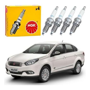 Imagem de Jogo Velas Ignição Ngk Fiat Grand Siena 1.4 2017 A 2021