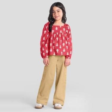 Imagem de Conjunto infantil menina em sarja Mundi-Feminino