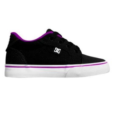 Imagem de Tênis DC Shoes Anvil Tx La Tn Black/Purple/White BLACK/PURPLE/WHITE-29-Masculino