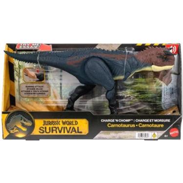 Imagem de Dinossauro Carnotaurus Ataca E Morde Com Som Jurassic World Survival M
