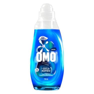 Imagem de Lava-roupas líquido omo ciclo rápido ação antiodor frasco 750ml omo