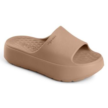 Imagem de Sandalia Chinelo Feminino Nuvem Dijean Sola Alta Leve Esporão Slide, C