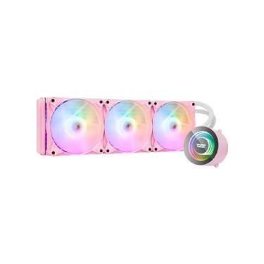 Imagem de Water Cooler Para Processador Darkflash Dx360 12th Gen Intel Cor:Rosa,