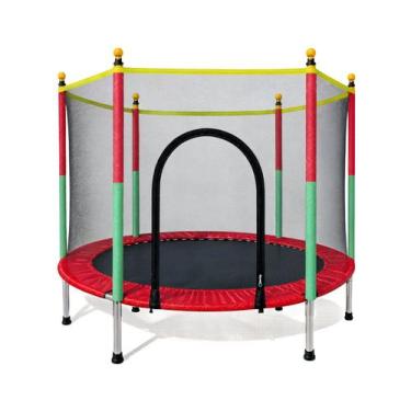 Imagem de Cama Elástica 150kg Pula Pula Trampolim Infantil Snel Home, Colorida, 