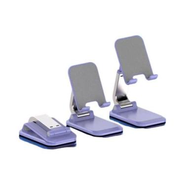 Imagem de Suporte De Telefone De Mesa Portátil E Dobrável Em ABS Para iPad, iPho
