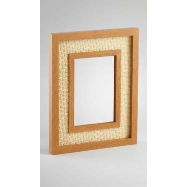 Imagem de Porta Retrato Rattan Natural 10x15cm Mesa/Parede - Congratulations Sto